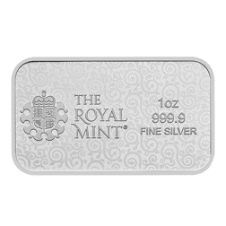 Pre-Owned The Royal Mint Una and The Lion 1oz Silver Bar - Mixed Designs