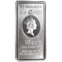 2021 St Helena - East India Company 10oz Silver Coin/Bar