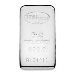 Italpreziosi 5oz Silver Bar