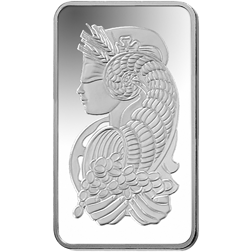 Pre-Owned PAMP Suisse Fortuna 5oz Silver Bar