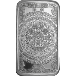 Aztec Calendar 5oz Silver Bar