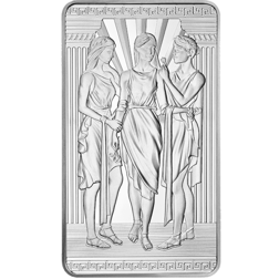The Royal Mint Three Graces 1oz Silver Bar