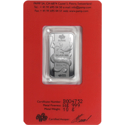 Pre-Owned 2012 PAMP Lunar Dragon 10g Silver Bar