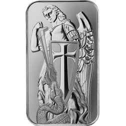 Pre-Owned Archangel Michael 1oz Silver Bar