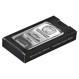 Germania Mint 10oz Cast Silver Bar
