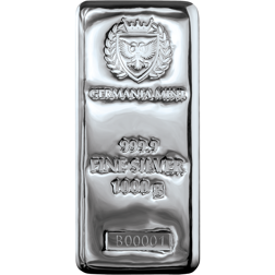 Germania Mint 1kg Cast Silver Bar