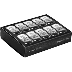 Germania Mint 1oz Cast Silver Bar
