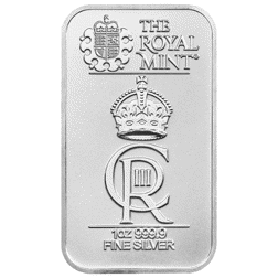 Pre-Owned The Royal Mint Royal Celebration 1oz Silver Bar
