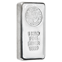 Perth Mint 1kg Silver Cast Bar