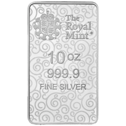 Pre-Owned The Royal Mint Una and The Lion 10oz Silver Bar - Mixed Designs