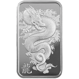 Pre-Owned 2024 PAMP Lunar Legends Year of the Azure Dragon 10g Silver Bar