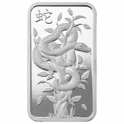 2025 PAMP Lunar Snake 10g Silver Bar