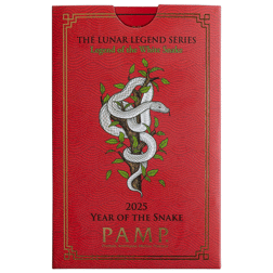 2025 PAMP Lunar Snake 10g Silver Bar