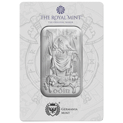 Pre-Owned The Royal Mint / Germania Mint Norse Gods: Odin 1oz Silver Bar