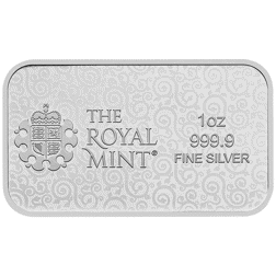 Pre-Owned The Royal Mint Una and The Lion 1oz Silver Bar in Assay Card - Mixed Designs