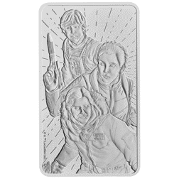 Pre-Owned The Royal Mint Star Wars Jedi 'Light Side' 10oz Minted Silver Bar - Not in Assay Card
