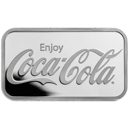 Coca-Cola 1oz Silver Bar