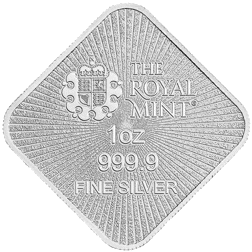 The Royal Mint UK Britannia and Liberty 1oz Silver Bar