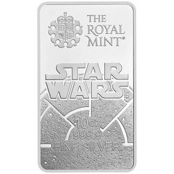 The Royal Mint Star Wars Sith 'Dark Side' 10oz Minted Silver Bar