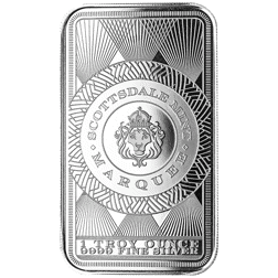 Scottsdale Mint Marquee Peacock 1oz Silver Bar