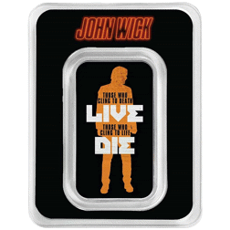 Pre-Owned John Wick Colourised 1oz Silver Bar