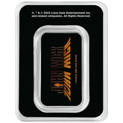 Pre-Owned John Wick Colourised 1oz Silver Bar