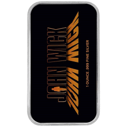 Pre-Owned John Wick Colourised 1oz Silver Bar