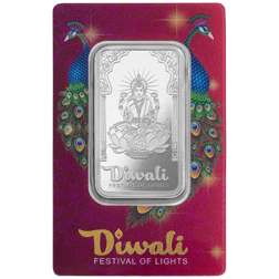 Pre-Owned PAMP Diwali 1oz Silver Bar