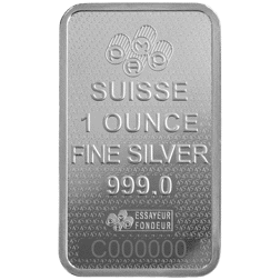 Pre-Owned PAMP Lady Fortuna 45th Anniversary 1oz Silver Bar