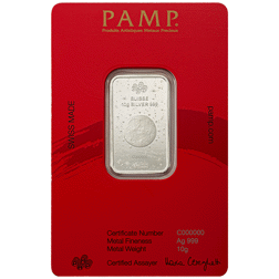 Pre-Owned 2026 PAMP Lunar Legends 1,000 Mile Horse 10g Silver Bar