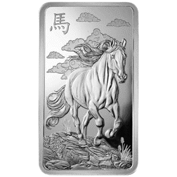 Pre-Owned 2026 PAMP Lunar Legends 1,000 Mile Horse 10g Silver Bar