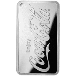 Pre-Owned Coca-Cola 1oz Silver Bar