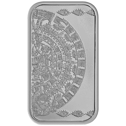 Aztec Sun Stone 1oz Silver Bar