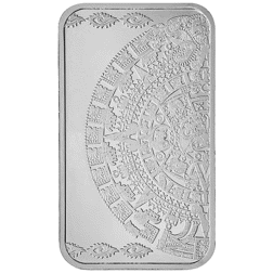Aztec Sun Stone 5oz Silver Bar