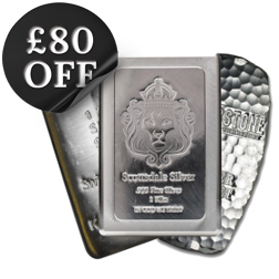 Pre-Owned 1kg Silver Bar - VAT Free