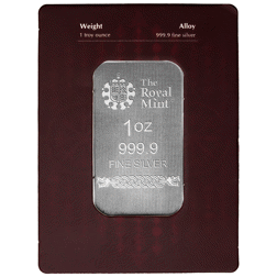 Pre-Owned The Royal Mint / Germania Mint Norse Gods: Thor 1oz Silver Bar