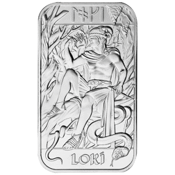 Pre-Owned The Royal Mint Norse Gods: Loki 1oz Silver Bar