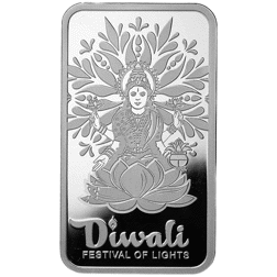 PAMP Diwali Lakshmi and Sacred Cow 1oz Silver Bar