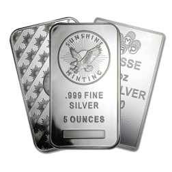 Pre-Owned 5oz Silver Bar