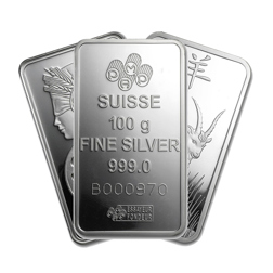 Pre-Owned 100g Silver Bar
