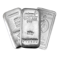 Pre-Owned 250g Silver Bar