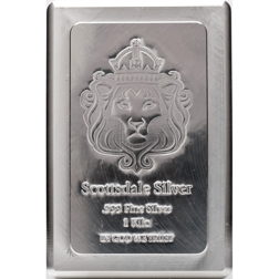 Pre-Owned Scottsdale Mint 1kg Stacker Silver Bar