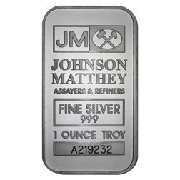 Pre-Owned Johnson Matthey 1oz Silver Bar