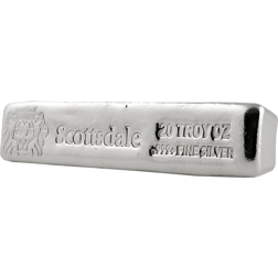 Scottsdale Mint 20oz Cast Silver Bar
