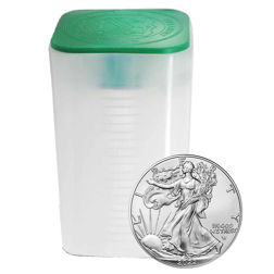 2022 USA Eagle 1oz Silver Coin - Full Tube of 20 Coins