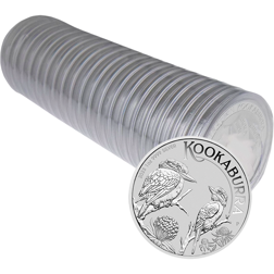2023 Australian Kookaburra 1oz Silver Coin - Full Roll of 20 Coins