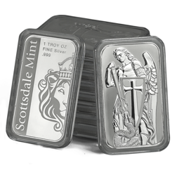 Archangel Michael 1oz Silver 10 Bar Bundle