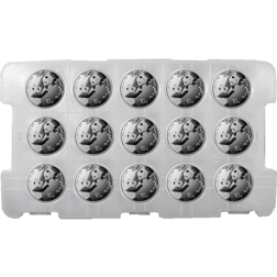 2023 Chinese Panda 30g Silver Coin - Tray of 15 Coins