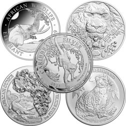 2023 Animal Kingdom 1oz Silver Coin Collection - 5 Coins