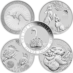 2023 Australian Animal 1oz Silver Coin Collection - 5 Coins